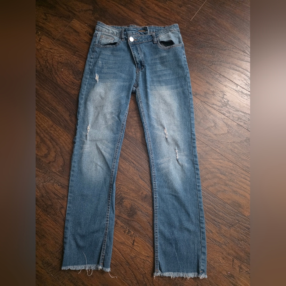 Jessica Distressed Light Blue Skinny Jeans